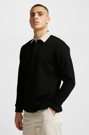 Studio Total Rugby Polo Svart