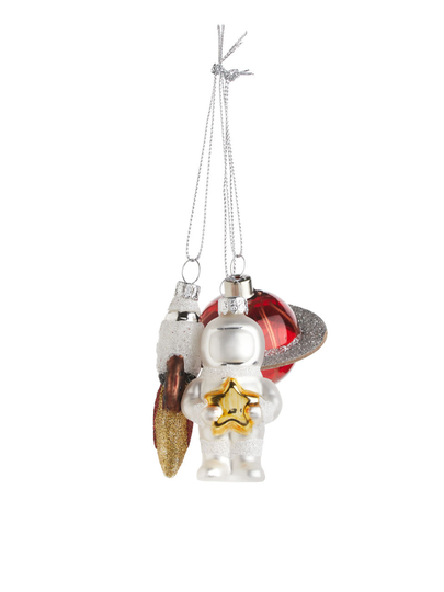Sass & Belle Space Ornaments - Silver