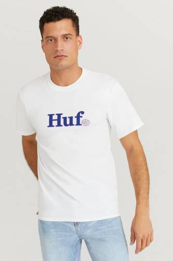 HUF T-Shirt In Bloom S/S Tee Vit