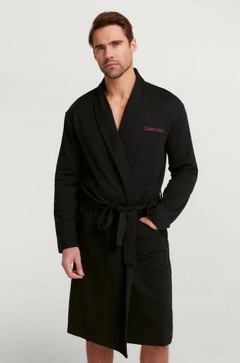 Calvin Klein Underwear Morgonrock Robe Svart