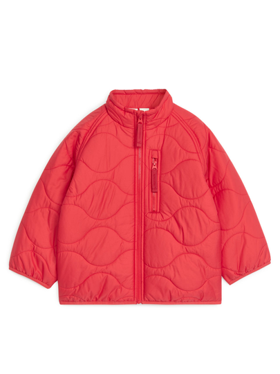 Quilted Jacket - Red