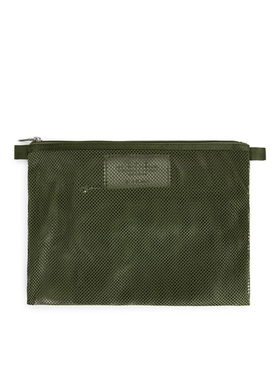 Mesh Travel Organisers - Green