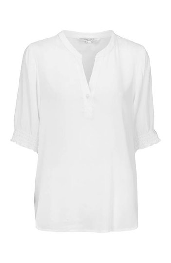 Cellbes Crepeblus med smock Vit