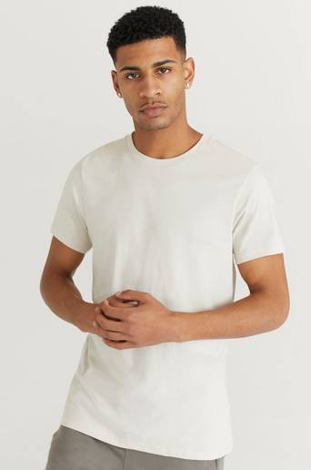 Bread & Boxers T-Shirt Crew Neck Cotton Beige