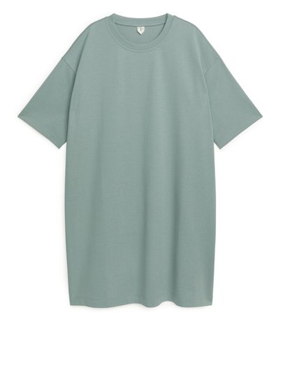 Jersey T-Shirt Dress - Green