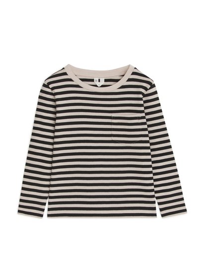 Striped Long Sleeve - Beige