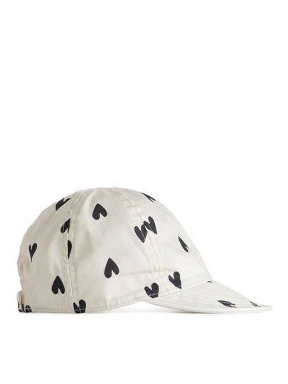 Printed Cap - Beige