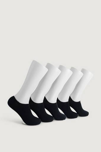 Studio Total 5-pack Sneaker Liner Socks Svart