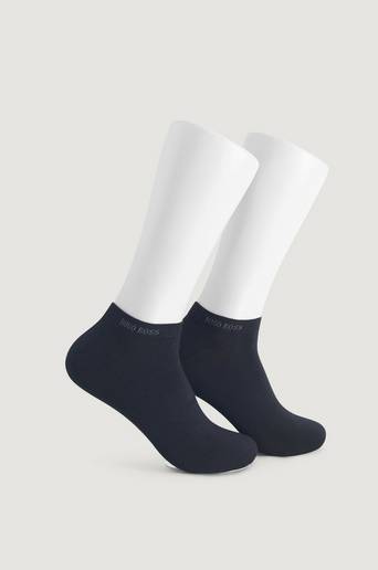 BOSS 2-Pack Strumpor AS Sneaker Socks Svart