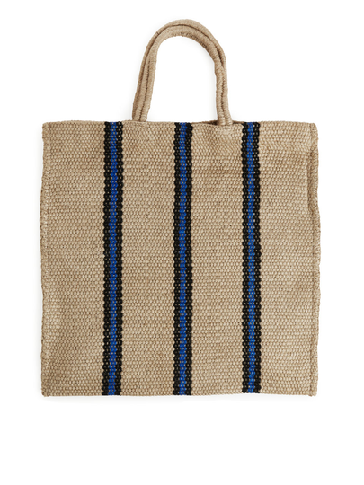 Turtle Bags Striped Tote - Blue