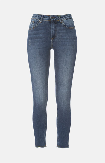 Superstretchiga ankeljeans Skinny Blush