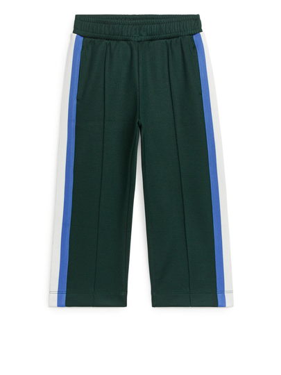 Stripe Panel Sweatpants - Green