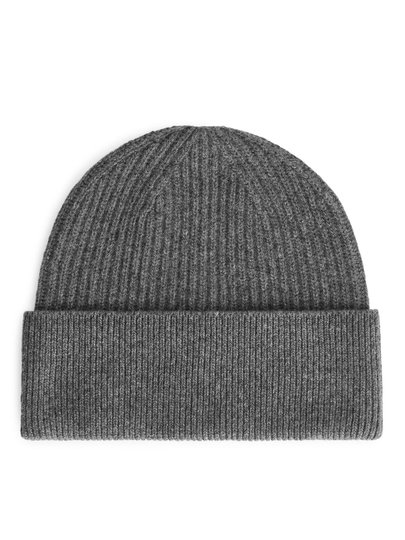 Cashmere Beanie - Grey
