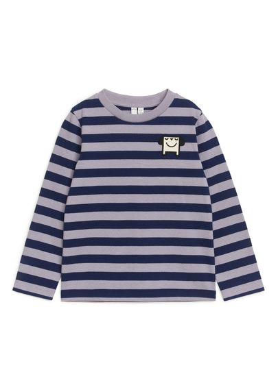 Monster Badge Long Sleeve - Purple