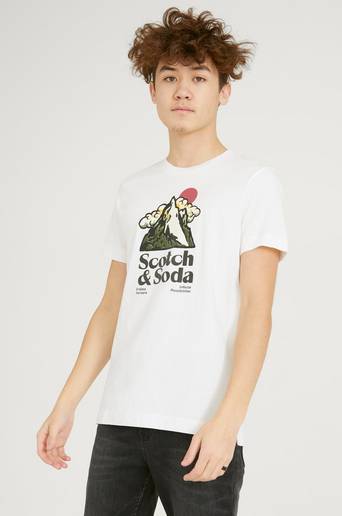 Scotch & Soda T-Shirt Artwork T-Shirt Natur