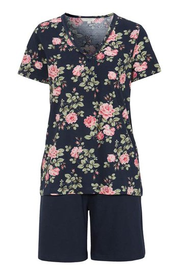 Cellbes Pyjamas Blommig Marin