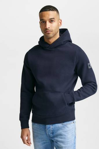 Tommy Hilfiger Hoodie Recycled Cotton Hoodie Blå