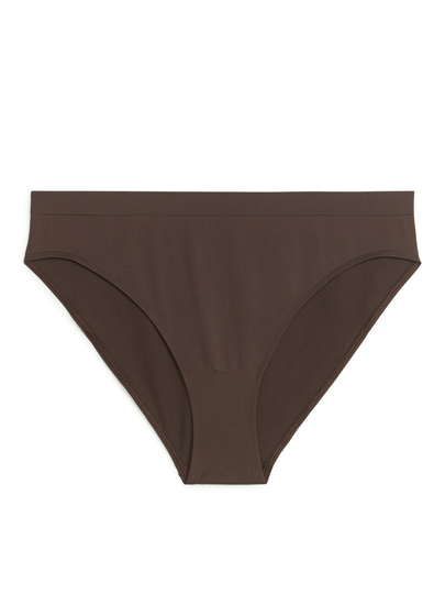 Seamless Briefs - Brown