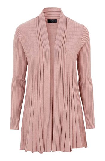 Freequent Cardigan Claudisse lång Rosa