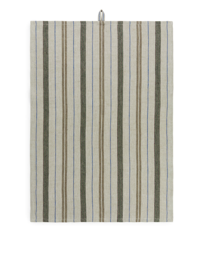 Linen Tea Towel - Yellow