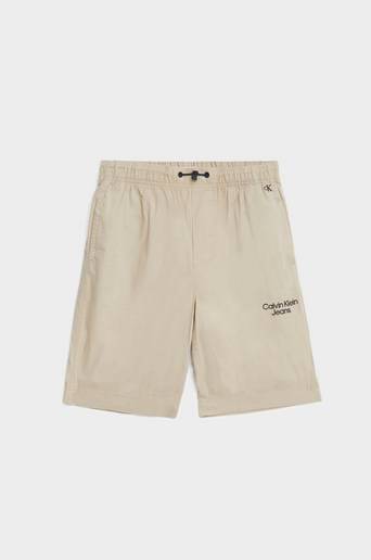 Calvin Klein Shorts Easy Cotton Shorts Beige