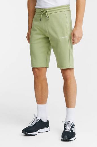 Calvin Klein Sweatshorts Interlock Micro Logo Sweatshorts Grön