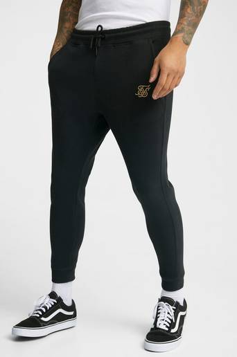 SIKSILK Mjuksbyxor Division Pants Svart