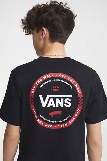 Vans T-Shirt Logo Check SS Boys Svart
