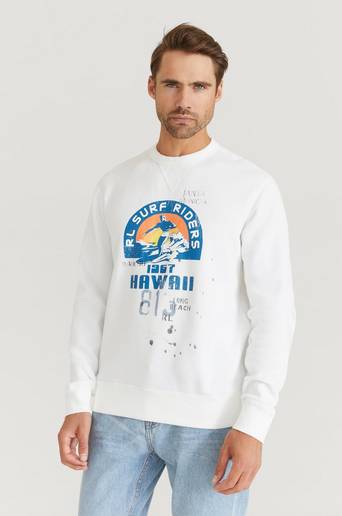 Polo Ralph Lauren Sweatshirt LW Seasonal Fleece Vit