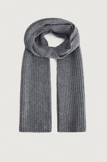 Gant Halsduk D1. Wool Knit Scarf Grå