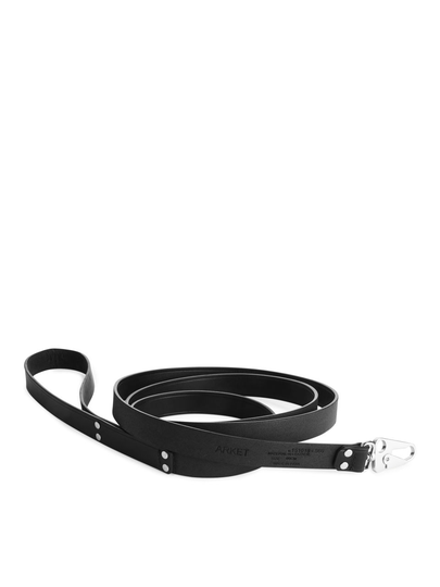 Leather Dog Lead - Black