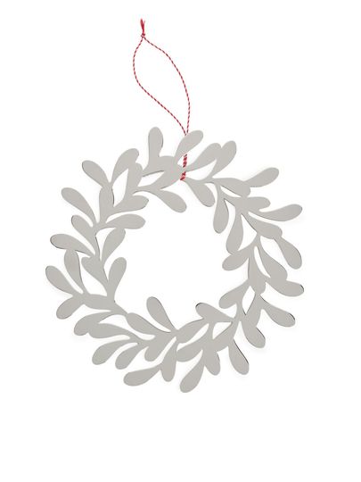 Metal Ornament 25 cm - Silver