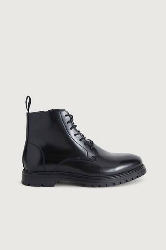 Les Deux Boots Toby Military Boot Svart
