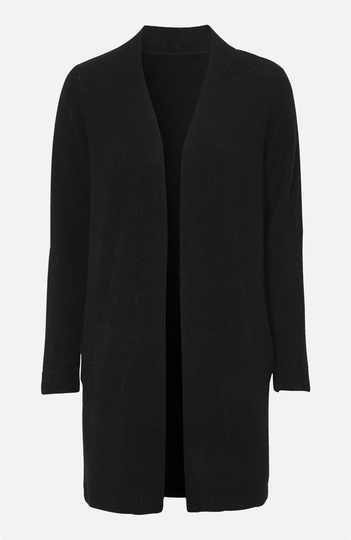 Cardigan i alpackaull och återvunnen polyester