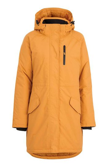 Cellbes Varmfodrad parkas med tejpade sömmar Mörkgul