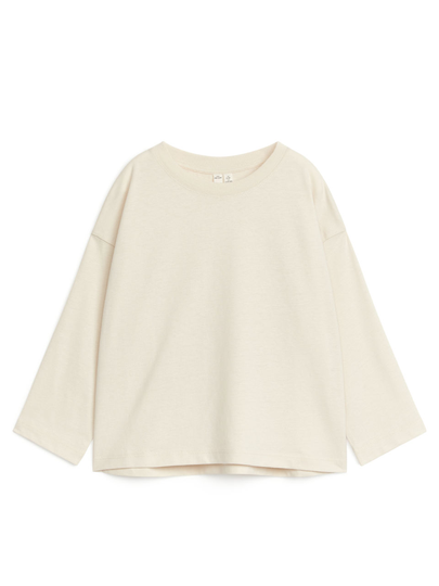 Long-Sleeve T-Shirt - Beige