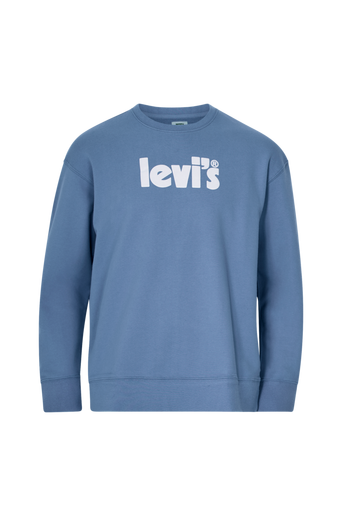 Levi's Sweatshirt Relaxed Graphic Crew Sweatshirt Blå