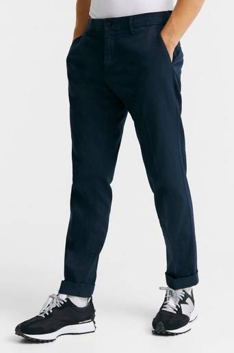 J.Lindeberg Byxor Grant Linen Stretch Pants Blå