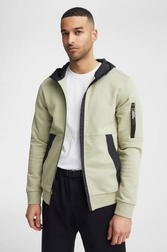 National Geographic Ziptröja Zipped Sweat Jacket Grön