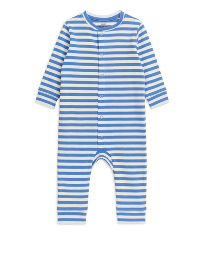 Rib Jersey Overall - Blue