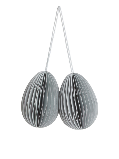 Honeycomb Ornaments - Blue