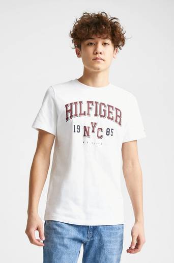 Tommy Hilfiger T-shirt Varsity Tee S/S Vit