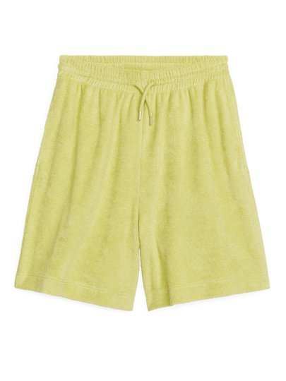 Towelling Shorts - Yellow