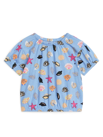 Print Top - Blue