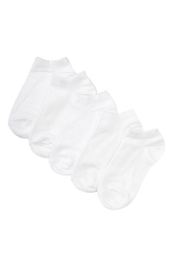 Cellbes Ankelsocka 5-Pack Vit