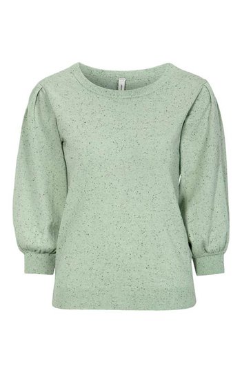 Soyaconcept Stickad jumper Ofir Ljusgrön