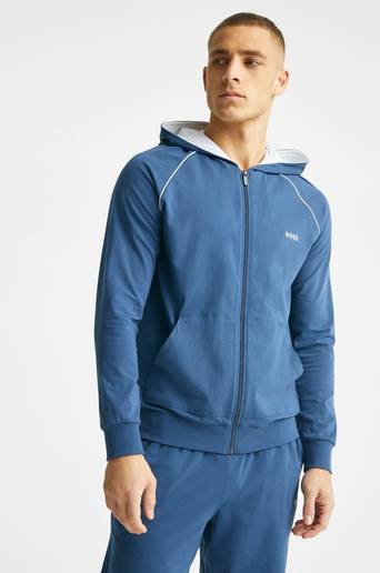 BOSS Huvtröja Mix&Match Jacket H Blå