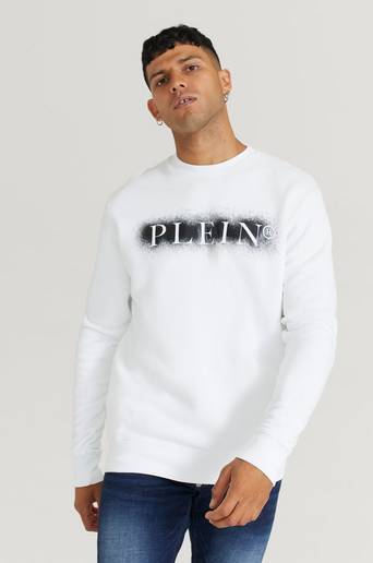 Philipp Plein Sweatshirt LS Spray Effect Vit