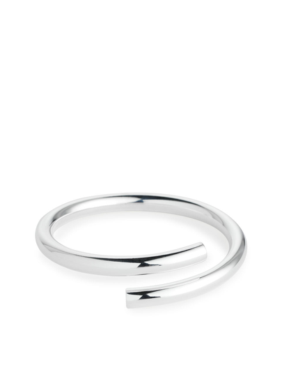 Silver-Plated Cuff Bracelet - Silver