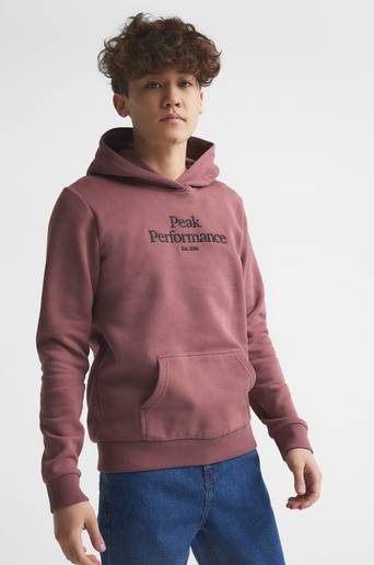 Peak Performance Hoodie Jr Original Hood Brun